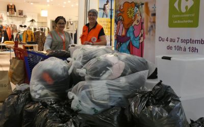 Collecte de fournitures et vide dressing à Mâcon