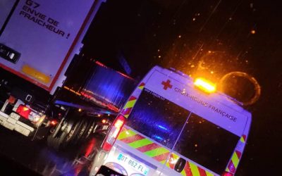 La Croix-Rouge mobilisée pour 1200 poids lourds