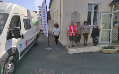La Croix-Rouge sur roues à Dampierre-en-Bresse