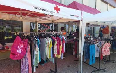 La braderie de la Vestiboutique de la Croix-Rouge commence aujourd’hui !